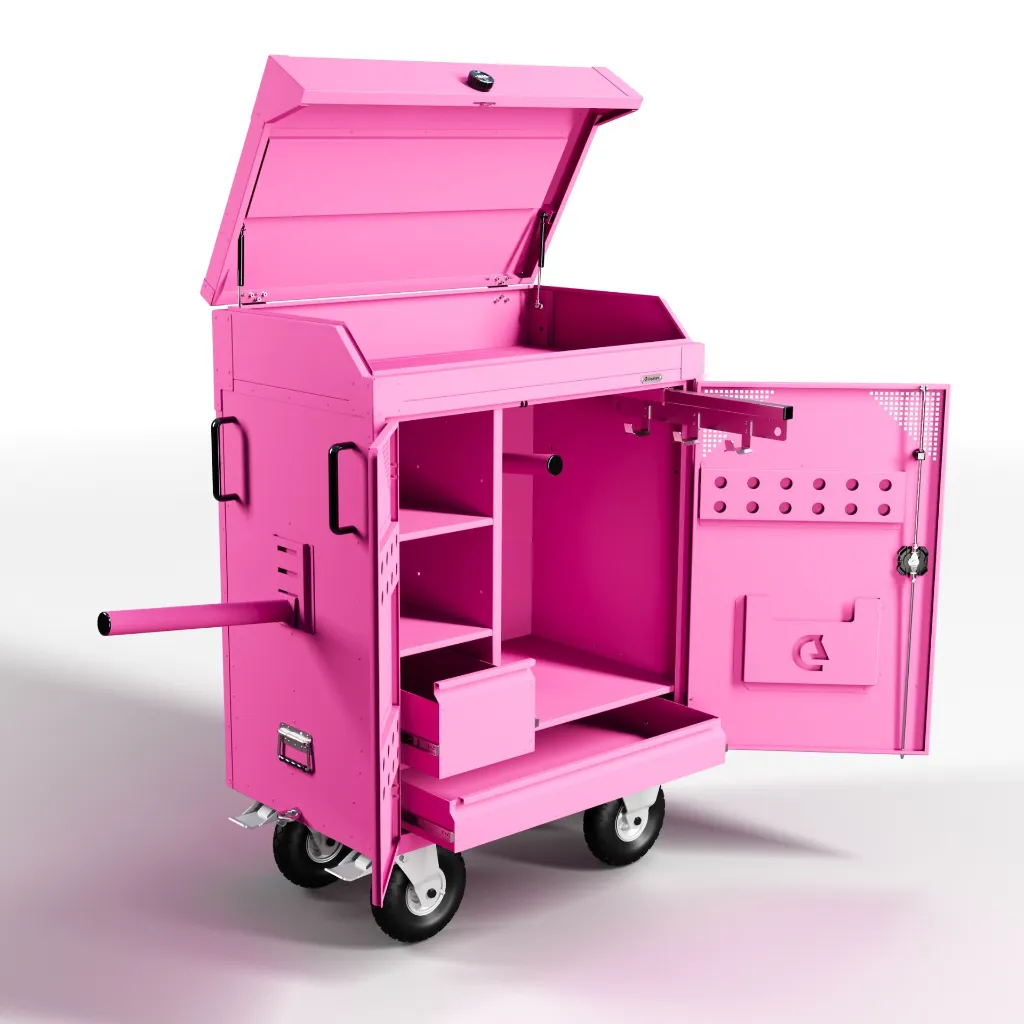 RiderBox S Alu Coffre 4010 Rose télémagenta haut.webp