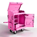 RiderBox S Alu Coffre 4010 Rose télémagenta haut.webp