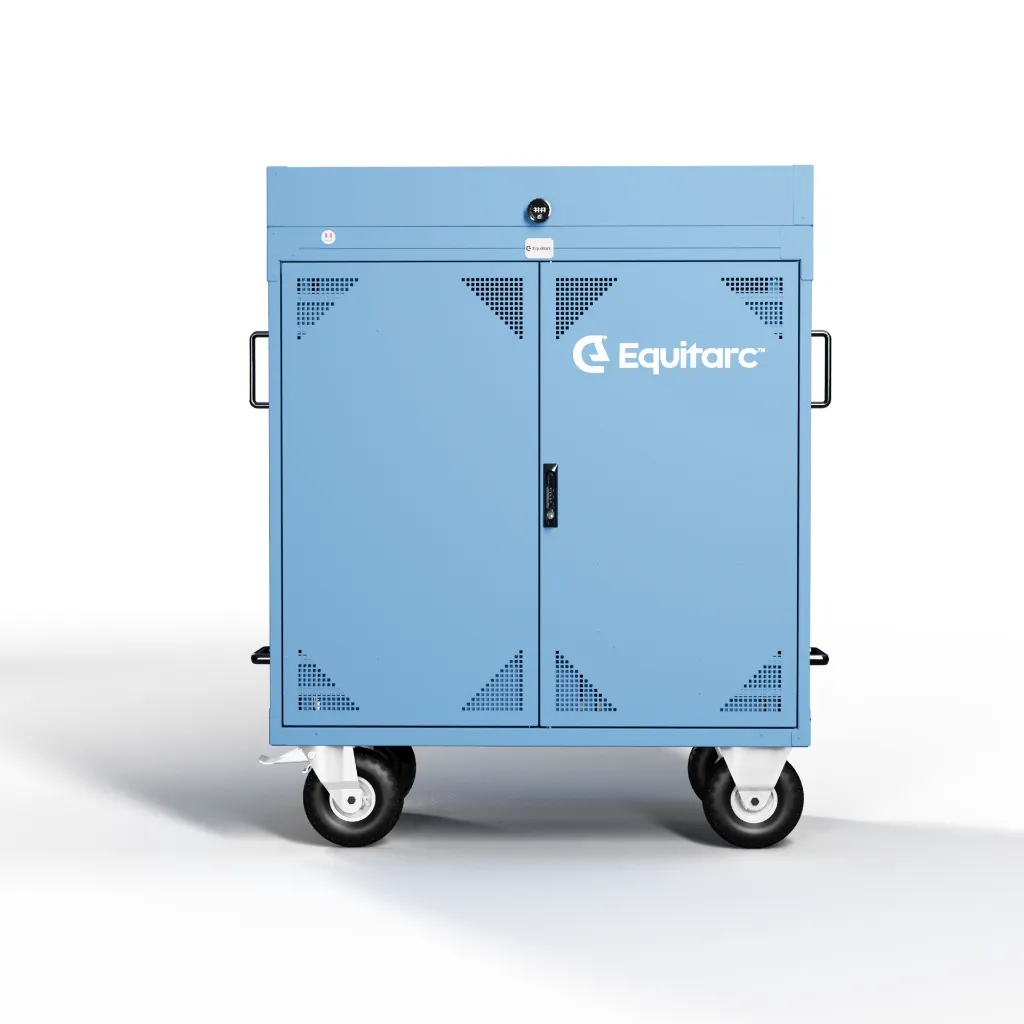 RiderBox L Alu Signature avec coffre 5023 Bleu Face.webp