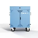RiderBox L Alu Signature avec coffre 5023 Bleu Face.webp